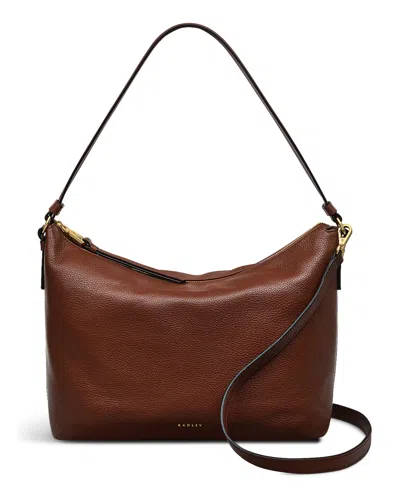 Radley London Bella Radley Medium Ziptop Shoulder Bag In Walnut