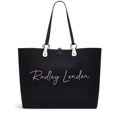 Radley London Black Large Open Top Tote
