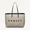 Radley London Black Non-leather Tote Bag In Gray