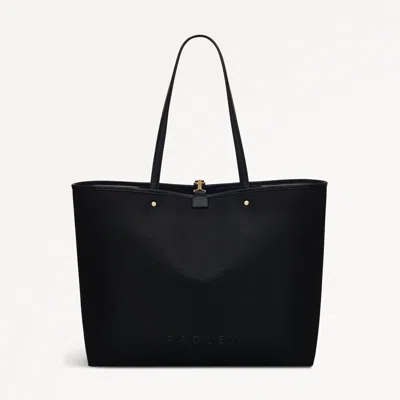 Radley London Black Large Open Top Tote Bag