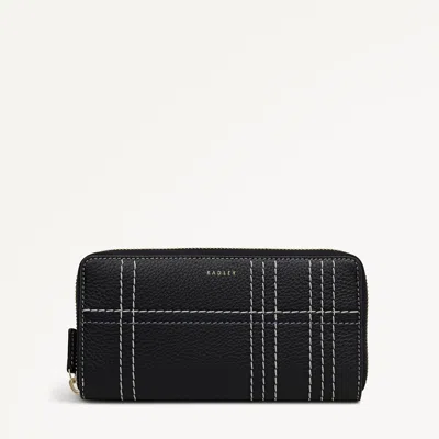 Radley London Black Large Zip Around Wallet
