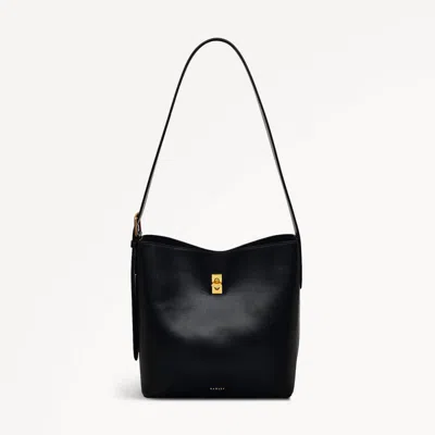 Radley London Black Leather Bucket Bag