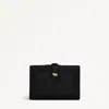 Radley London Orange Medium Leather Purse In Black