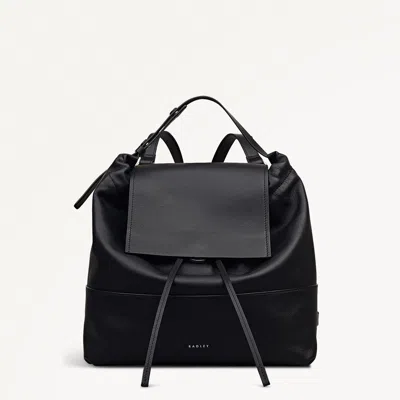 Radley London Black Medium Drawstring Backpack