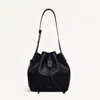 Radley London Black Medium Drawstring Shoulder