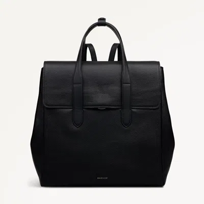Radley London Black Medium Flapover Backpack
