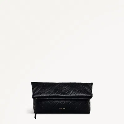 Radley London Black Medium Flapover Clutch Bag