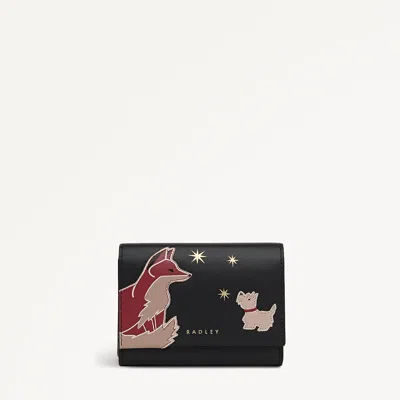 Radley London Black Medium Flapover Purse