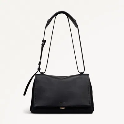 Radley London Black Medium Flapover Shoulder