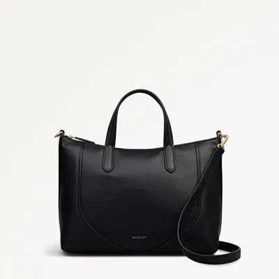 Radley London Black Medium Ziptop Grab Bag