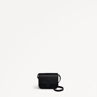 Radley London Black Mini Flapover Cross Body Bag