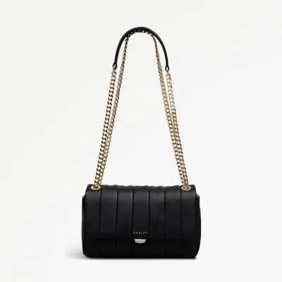 Radley London Black Mini Flapover Cross Body Bag