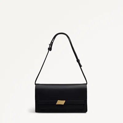 Radley London Black Mini Flapover Shoulder Bag