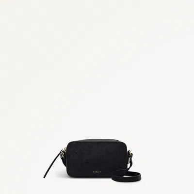 Radley London Black Mini Zip Around Cross Body Bag