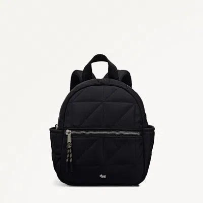 Radley London Black Mini Ziptop Backpack