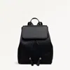 Radley London Black Small Flapover Backpack In Black