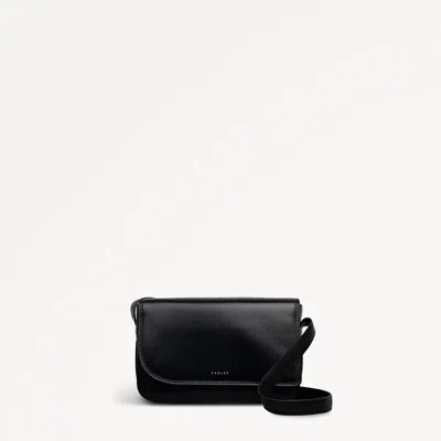 Radley London Black Small Flapover Cross Body Bag