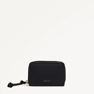 Radley London Black Small Zip Around Purse