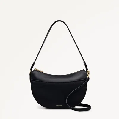 Radley London Black Small Ziptop Shoulder Bag