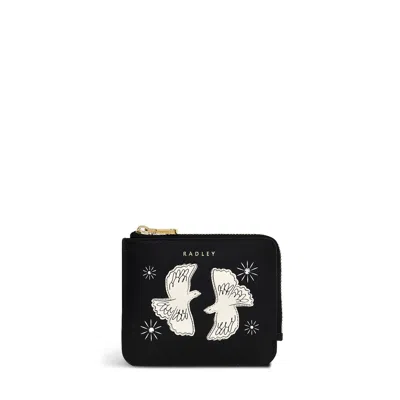 RADLEY LONDON BLACK ZIPPED CARDHOLDER