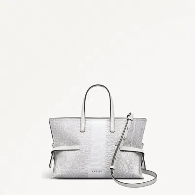 Radley London White Faux Luzard Crossbody Bag
