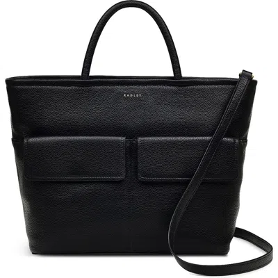Radley London Brompton Crescent Medium Crossbody Bag In Black