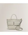 Radley London Brompton Crescent Small Ziptop Grab Bag In Pumice