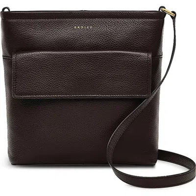 Radley London Brompton Small Zip Top Crossbody Bag In Dark Oak