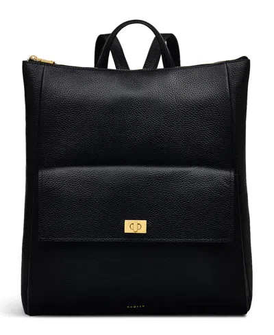 Radley London Brook Avenue Medium Zip Top Backpack In Black