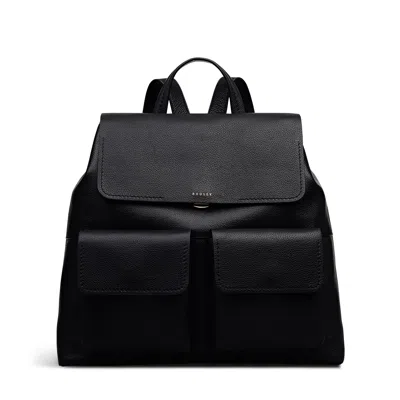 Radley London Burton Way Large Flapover Backpack In Black