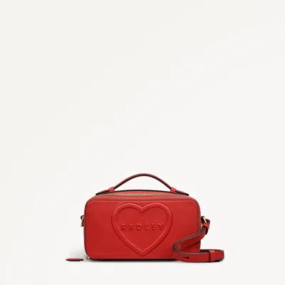 Radley London Calvert Way - Heart Street Micro Phone Cross Body Poinsettia - 113081 In Red