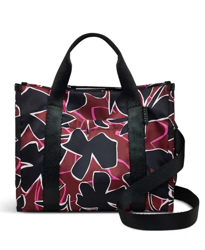 Radley London Canford Gardens Floral Medium Ziptop Grab Bag In Merlot