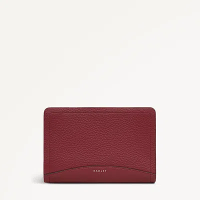 Radley London Carmine Medium Zip Around Purse In Burgundy