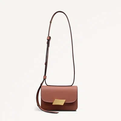 Radley London Carnation Mini Flapover Cross Body Bag In Pink