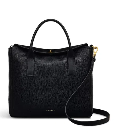 Radley London Carpenter Yard Small Flap Over Grab Bag In Black