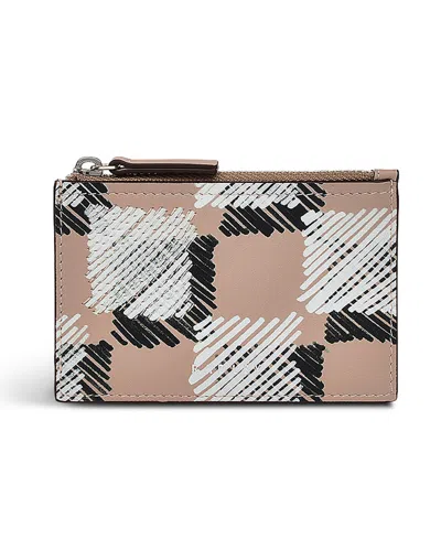 Radley London Check Me Out Zip Top Coin Wallet In Neutral