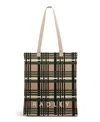 Radley London Check Medium Open Top Tote Bag In Brown