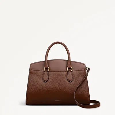 Radley London Cherrywood Medium Zip Around Grab Bag In Brown
