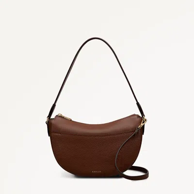 Radley London Cherrywood Small Ziptop Shoulder Bag In Brown