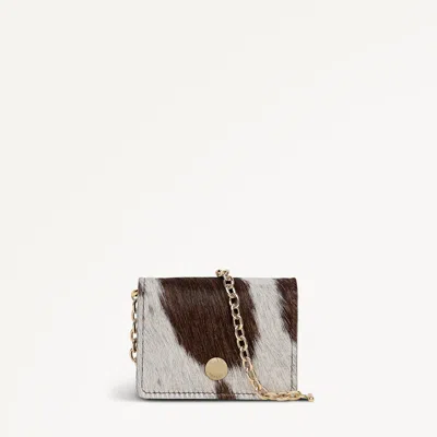 Radley London Chester Row - Cow Hide Small Card Holder Dark Oak - 113174 In Multi