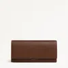 Radley London Chocolate Large Flapover Wallet In Brown