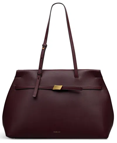 Radley London Christina Large Ziptop Shoulder Bag In Brown