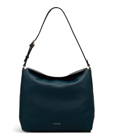Radley London City Road Medium Flap Over Shoulder Bag In Blue
