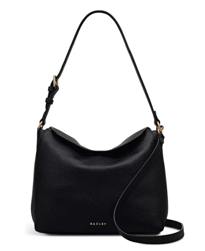 Radley London City Road Small Flap Over Shoulder Bag In Black