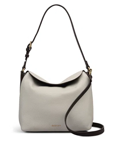 Radley London City Road Small Flap Over Shoulder Bag In White