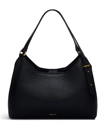 Radley London Clarendon Row Medium Zip Top Grab Bag In Black