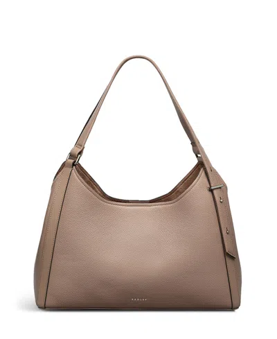 Radley London Clarendon Row Medium Zip Top Grab Bag In Brown