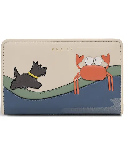 Radley London Clawde Crab Mini Bifold Wallet In White