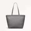 Radley London Cloud Burst Grey Medium Zip-top Tote In Gray