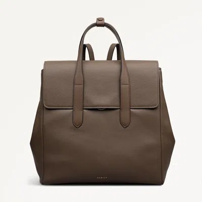 Radley London Coffee Medium Flapover Backpack In Brown